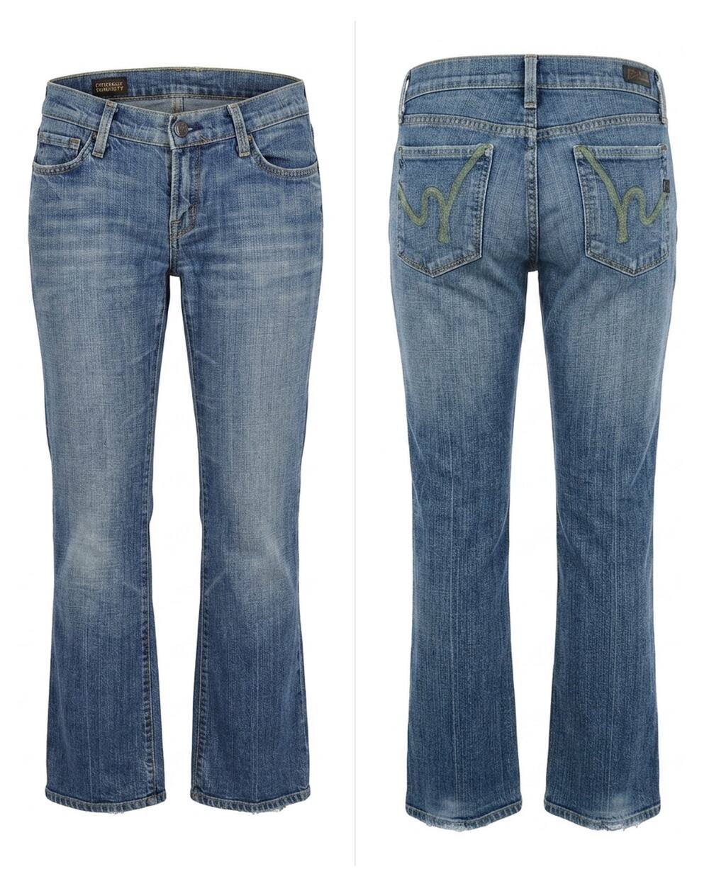 Citizens of Humanity Bloomingdale's Blue Bootcut Jeans Women Size 28